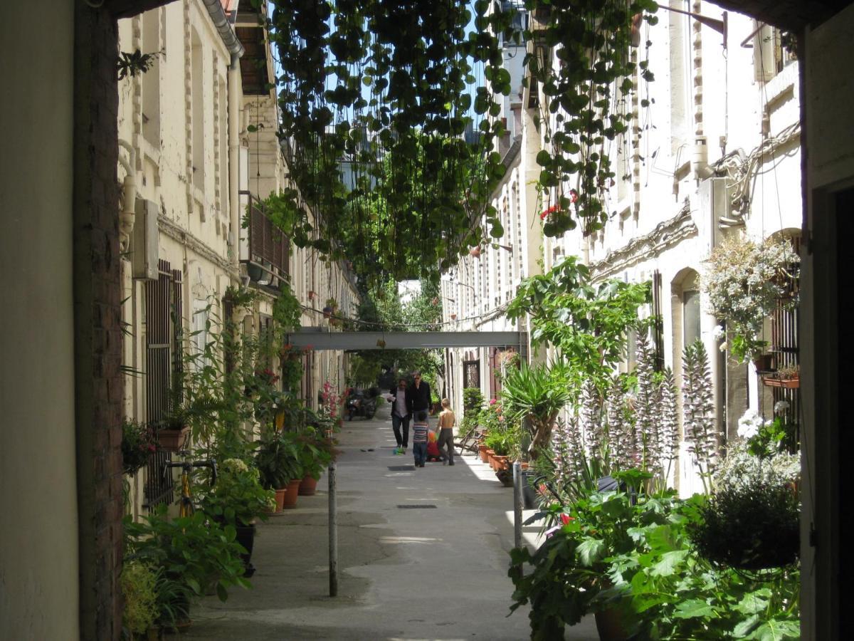 Cite Pilleux - Charming Studio In A Flowery Pedestrian Lane Paris Eksteriør bilde